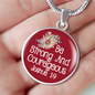 Be Strong And Courageous Pendant Necklace