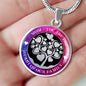 Mom You Are The Heart Of The Family Pendant Necklace