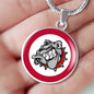 Bulldog Pendant Necklace