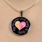 My Favorite Love Story Pendant Necklace