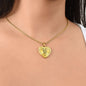 To My Daughter Love Dad Heart Necklace You Are Beautiful Brilliant Powerful Brave