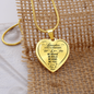 Necklace for Daughter Be Brave Be Bold Be Kind From Mom and Dad