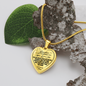 To My Daughter Always Remember Mom Loves You Heart Necklace