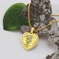 To Our Daughter Heart Necklace You Are Beautiful Brilliant Powerful Brave