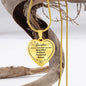 To My Daughter Love Dad Heart Necklace You Are Beautiful Brilliant Powerful Brave