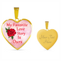 My Favorite Love Story Is Ours Pendant Necklace