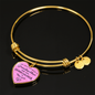 The Love Between A Grandmother And Her Grandchildren Is Forever Bangle Bracelet