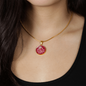 Be Strong And Courageous Pendant Necklace