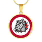 Bulldog Pendant Necklace
