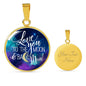 I Love You To The Moon And Back Mom Pendant Necklace