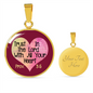 Trust In The Lord With All Your Heart Pendant Necklace