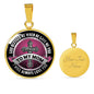 To My Mom God Blessed Me When He Gave Me You Pendant Necklace