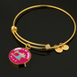 Quilting Is My Therapy Bangle Bracelet