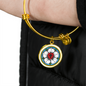 Luther Rose Bangle Bracelet