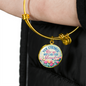 Her Children Rise Up And Call Her Blessed Bangle Bracelet