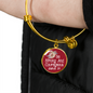 Be Strong And Courageous Bangle Bracelet