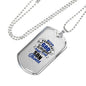 God Reigns And The Son Shines Dog Tag