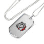 Bulldog Dog Tag