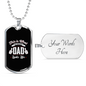 This Is What An Amazing Dad Looks Like Dog Tag
