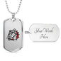 Bulldog Dog Tag