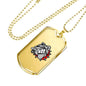 Bulldog Dog Tag