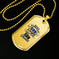 God Reigns And The Son Shines Dog Tag