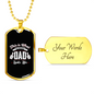 This Is What An Amazing Dad Looks Like Dog Tag