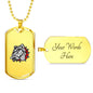 Bulldog Dog Tag
