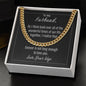 To My Husband Forever Is Not Long Enough To Love You Cuban Link Chain Necklace