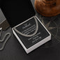 To My Husband Forever Is Not Long Enough To Love You Cuban Link Chain Necklace