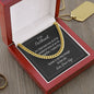 To My Husband Forever Is Not Long Enough To Love You Cuban Link Chain Necklace