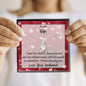 Valentine Wife I Choose You Message Card with Alluring Beauty Necklace