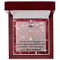 Valentine Wife I Choose You Message Card with Alluring Beauty Necklace