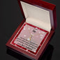 Valentine Wife I Choose You Message Card with Alluring Beauty Necklace