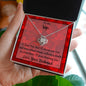 I Choose You Valentine Message Card Necklace For Wife