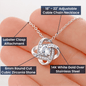I Choose You Valentine Message Card Necklace For Wife