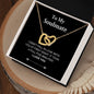 Linked Hearts Necklace On Message Card To Soulmate Love In Five Minutes