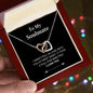 Linked Hearts Necklace On Message Card To Soulmate Love In Five Minutes