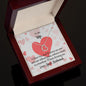 Valentine Wife I Choose You Delicate Heart Necklace In Sterling Silver Gold Dipped
