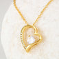 To My Gorgeous Wife Heart Necklace on Message Card To My Last Breath I Love You
