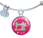 Quilting Is My Therapy Bangle Bracelet
