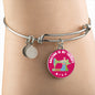 Quilting Is My Therapy Bangle Bracelet