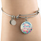 Her Children Rise Up And Call Her Blessed Bangle Bracelet