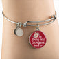 Be Strong And Courageous Bangle Bracelet