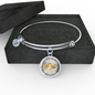 To My Wife Bangle Bracelet