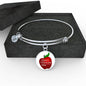Teacher Appreciation Bracelet - 2 Teach Is To 2 Touch Lives 4 Ever Bangle Bracelet