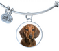 Dachshund Bangle Bracelet