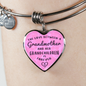 The Love Between A Grandmother And Her Grandchildren Is Forever Bangle Bracelet