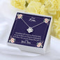 Mom Sometimes All I Need Message Card From Son With Love Knot Necklace