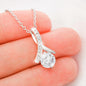 Necklace On Card With Your Name & Hers For Daughter Sweet Hopes Dreams